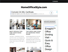 Tablet Screenshot of homeofficestyle.com